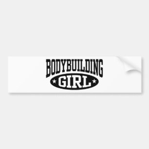 Bodybuilding Girl Bumper Sticker