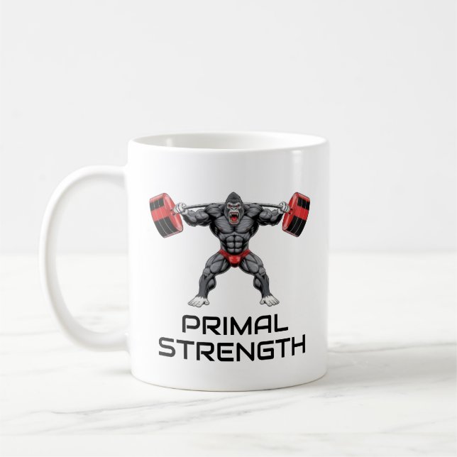 Bodybuilding Gorilla Coffee Mug (Left)