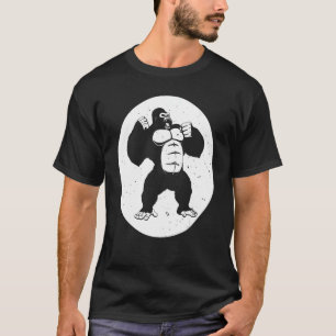 Bodybuilding Gorilla For The Next Workout In The G T-Shirt