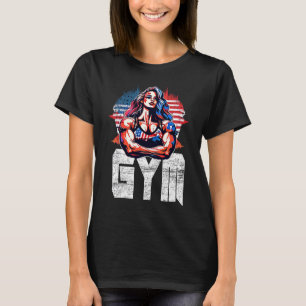 Bodybuilding Gorilla Gym Fitness Beast Woman T-Shirt