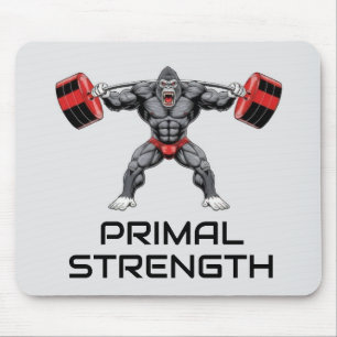 Bodybuilding Gorilla  Mouse Mat
