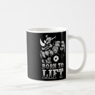 Bodybuilding Gym Fitness Training Muscle Rhino Gif Coffee Mug