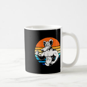 Bodybuilding Gym Lover Retro Gym Rat Coffee Mug