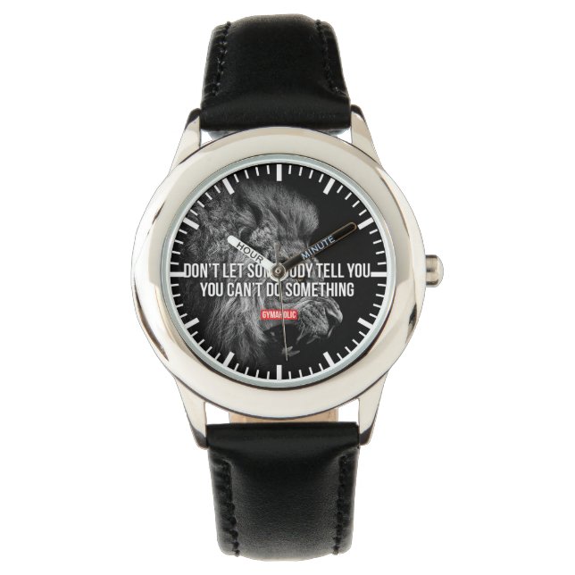 Bodybuilding Gym Motivation Watch (Front)