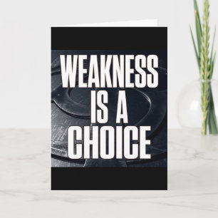 Bodybuilding Gym Workout Motivational Card