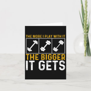 Bodybuilding Gym Workout Weightlifting Muscles Get Card