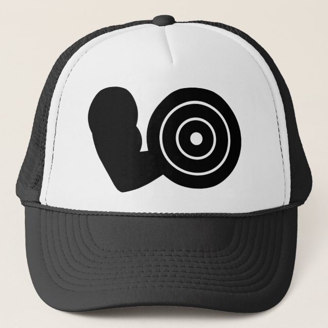 bodybuilding icon trucker hat (Front)