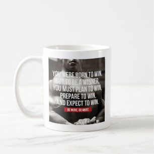 Bodybuilding Inspiration - Born To Win - Workout Coffee Mug