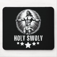 Bodybuilding Jesus Fitness Holy Swoly Funny Gym 1 