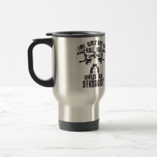 Bodybuilding Lifting Motivation - Squat Travel Mug