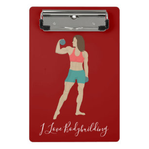 Bodybuilding Mini Clipboard