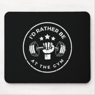 Bodybuilding mouse mat