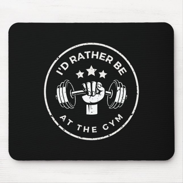 Bodybuilding  mouse mat (Front)