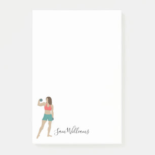 Bodybuilding Post-it Notes