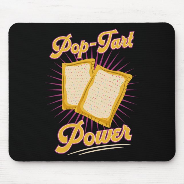 Bodybuilding Pre-workout Pop Tart Power Gym Exerci Mouse Mat (Front)