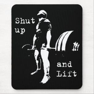 Bodybuilding - Shut Up And Lift - Deadlift Mouse Mat