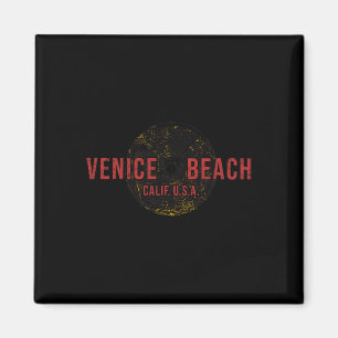 Bodybuilding Venice Beach California Weightlifting Magnet
