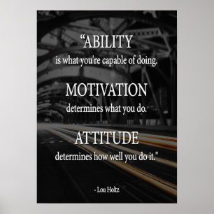 Bodybuilding Workout Fitness Motivational Poster