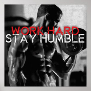 Bodybuilding Workout Fitness Motivational Poster