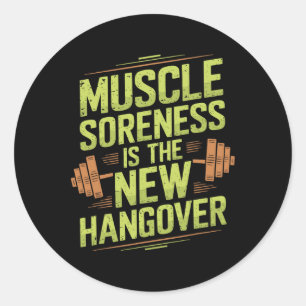 Bodybuilding Workout Motivation And Lifting Gym Fi Classic Round Sticker