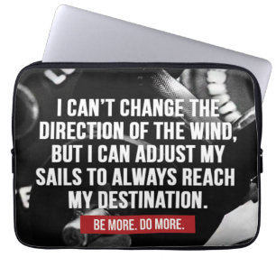 Bodybuilding Workout Motivational Words Laptop Sleeve