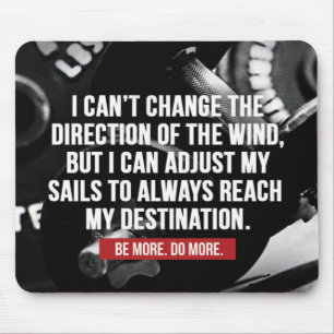 Bodybuilding Workout Motivational Words Mouse Mat