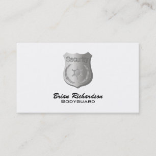 Bodyguard Business Cards