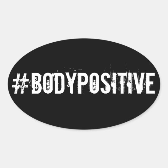 BODYPOSITIVE OVAL STICKER