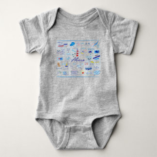 Bodysuit 0-24 m "The ABC's of Hope Town