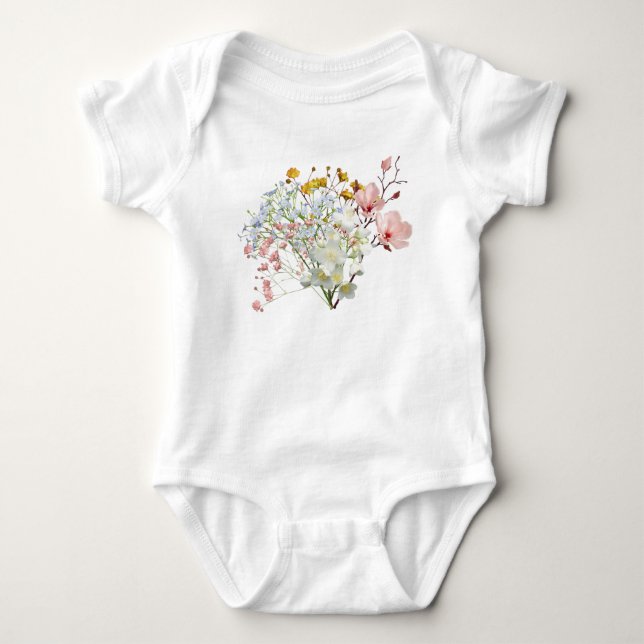 Bodysuit flowers (Front)