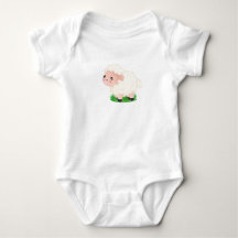 Bodysuit - Printed with a charming sheep design