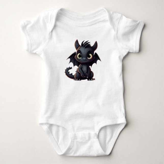 bodysuits for kids dragon funny (Front)