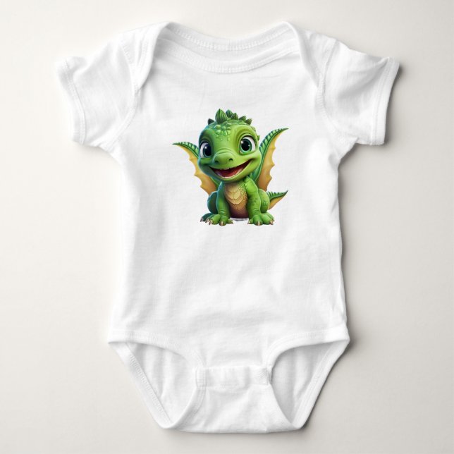 bodysuits for kids dragon funny (Front)