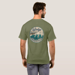 Bodysurfing The Wedge - Newport Beach, California T-Shirt