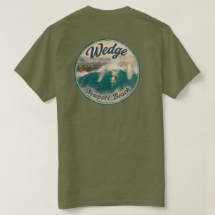 Bodysurfing The Wedge - Newport Beach, California T-Shirt