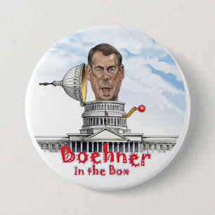 Boehner in the Box 7.5 Cm Round Badge