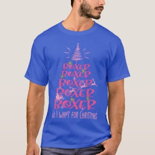 Boer Christmas Dog breed Christmasree friend T-Shirt