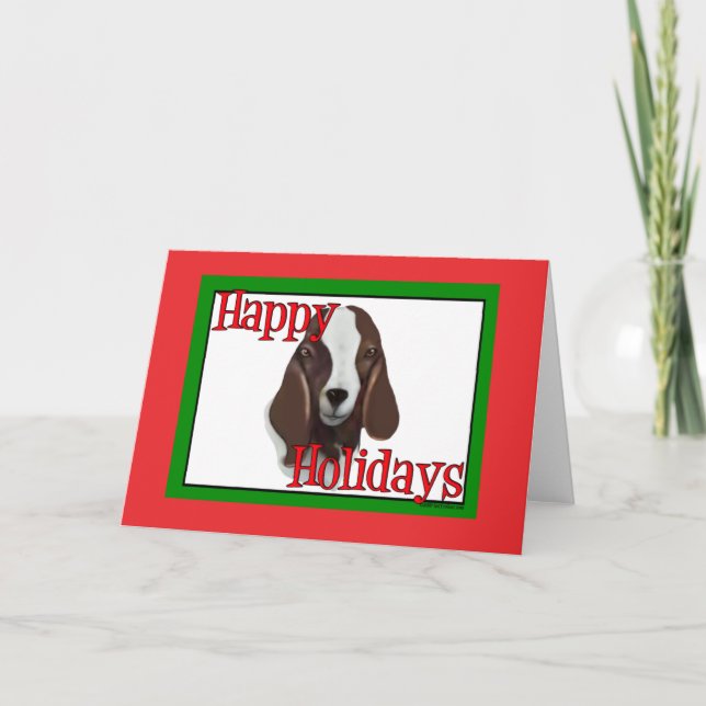 Boer Goat Holiday Christmas (Front)