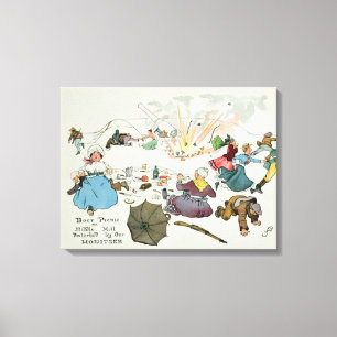 Boer picnic on Middle Hill disturbed Canvas Print