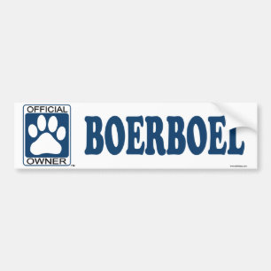 Boerboel Blue Bumper Sticker