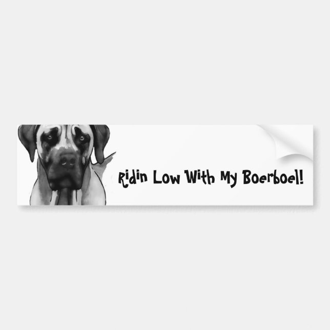Boerboel Bumber Sticker (Front)