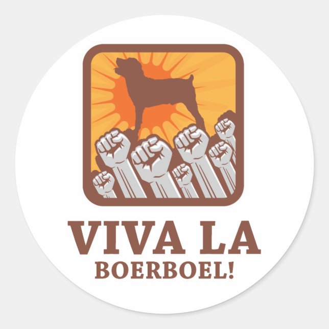 Boerboel Classic Round Sticker (Front)