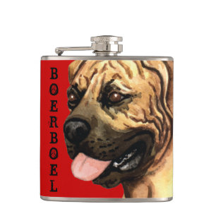 Boerboel Colour Block Hip Flask