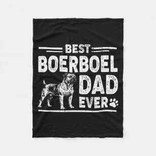 Boerboel Dad Ever Fathers Day Fleece Blanket