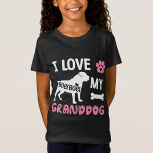 Boerboel Dog Grandma Gifts I Love My Granddog Dog T-Shirt