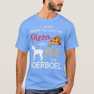 Boerboel Dog Pizza Lover Owner Christmas Birthday T-Shirt