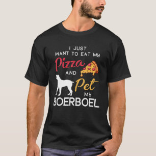 Boerboel Dog Pizza Lover Owner Christmas Birthday T-Shirt