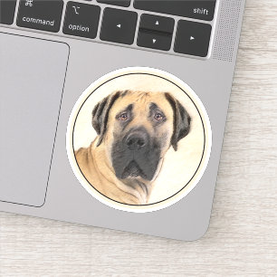 Boerboel Painting - Cute Original Dog Art