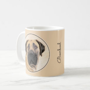 Boerboel Painting - Cute Original Dog Art Coffee Mug