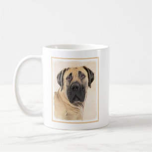 Boerboel Painting - Cute Original Dog Art Coffee Mug